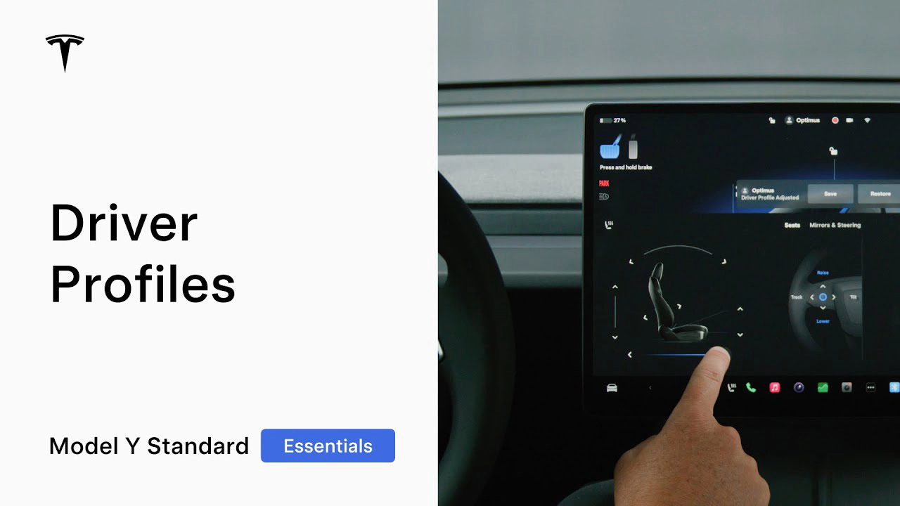 Driver Profiles | Model Y Standard Essentials