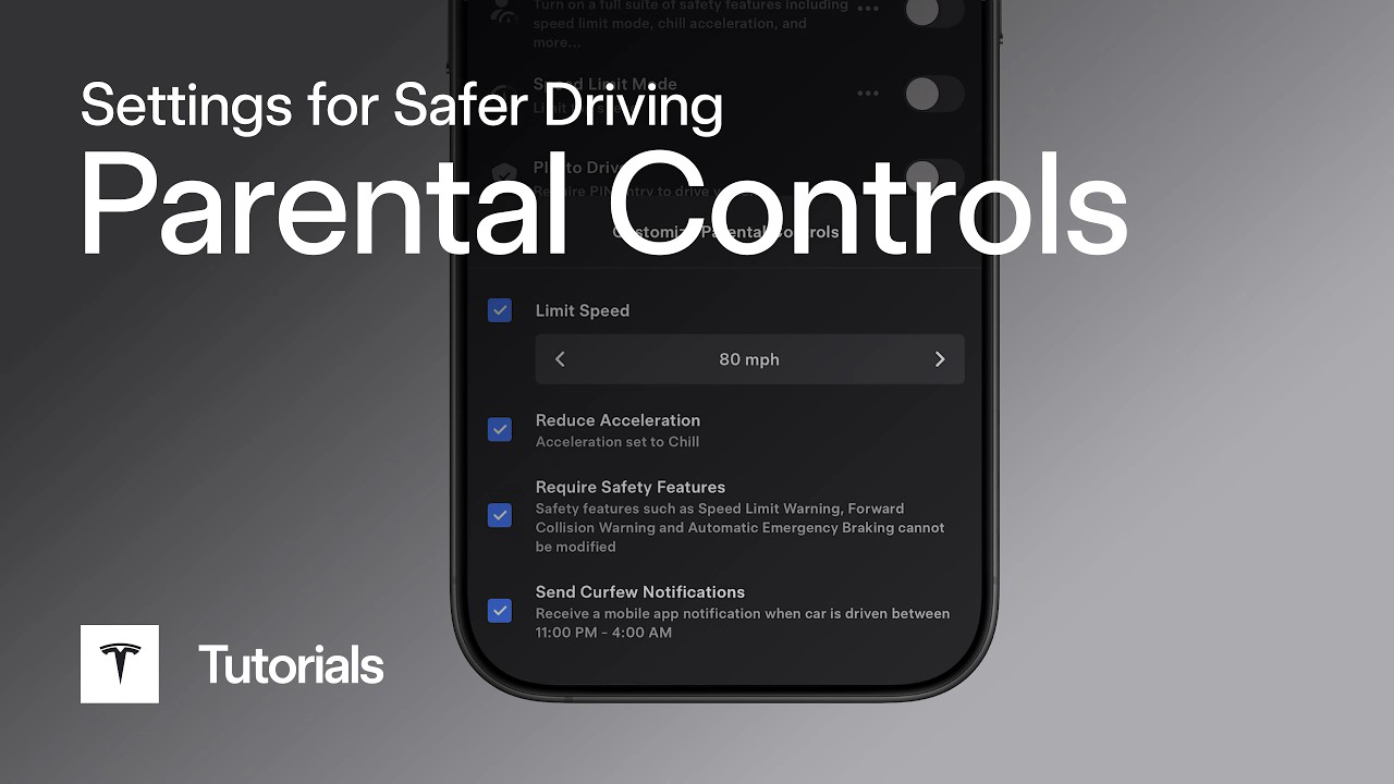 Settings for Safer Driving