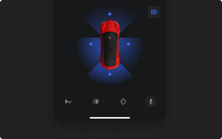 Camera View on Tesla App Cover