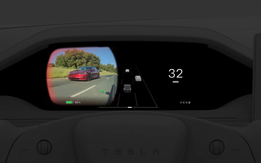 Blind Spot Camera on Driver Screen Cover